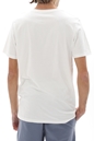 JACK & JONES-Ανδρικό t-shirt JACK & JONES 12224688 JJBECS SHAPE λευκό